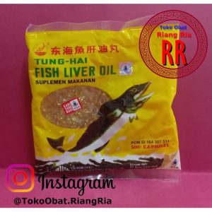 Minyak Ikan Tung Hai Fish Liver Oil – 500 Capsules