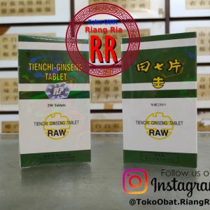 RAW Tienchi tablet – obat kolesterol dan pelancar darah – 250s