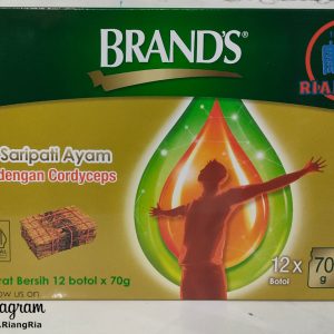 BRAND SARI PATI AYAM CORDYCEPS (KEMASAN ISI 12 BOTOL)