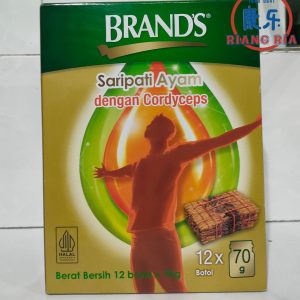 BRAND SARI PATI AYAM CORDYCEPS (KEMASAN ISI 12 BOTOL)