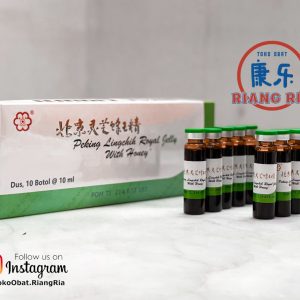 Peking Lingchi Royal Jelly isi 10 botol Vitamin Herbal China (Meifah)