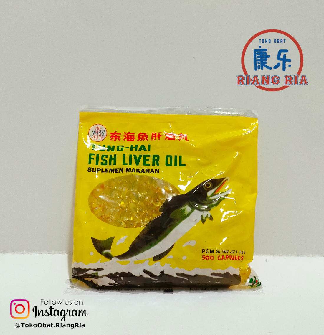 Minyak Ikan Tung Hai – Tunghai – Kapsul 500’s – Intra Aries