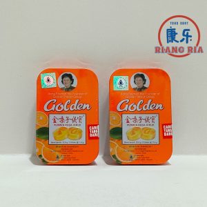 Permen Tenggorokan Golden Throat Rasa Jeruk