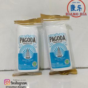 PAGODA PASTILES 20gr RASA MINT PERMEN PAGODA PASTILES afiat BIRU