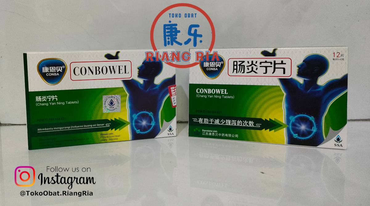 Conbowel / Chang Yan Ning Tablets / Obat Sakit Perut / Diare / Kembung