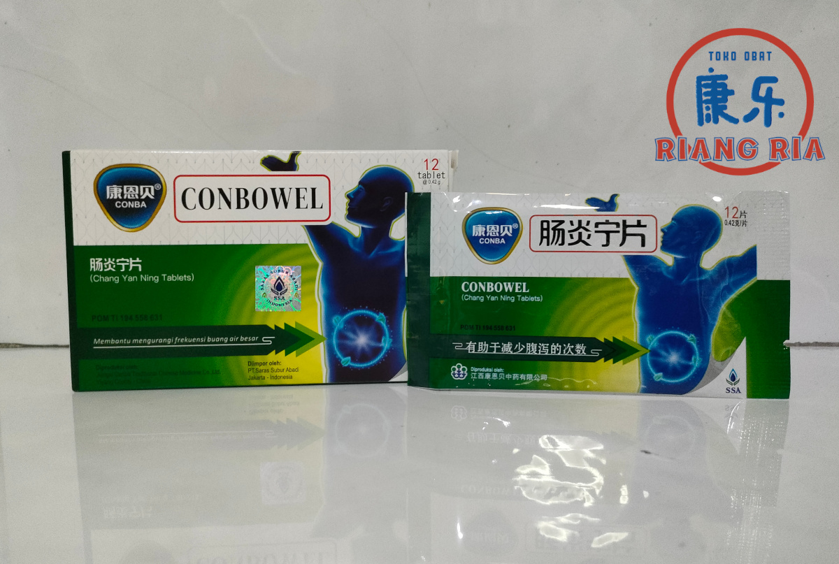 Conbowel / Chang Yan Ning Tablets / Obat Sakit Perut / Diare / Kembung