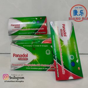 Panadol Hijau batuk pilek per strip 10 butir