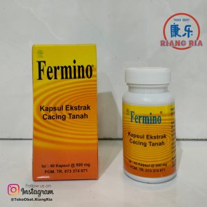 Fermino kapsul ekstrak cacing tanah isi 30 kapsul