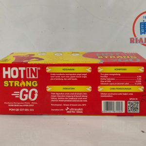 HOTIN Strong Go Tube 50gr – Atasi Capek, Pegal, dan Nyeri Otot