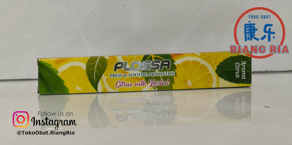 Minyak Angin Plossa Press & Sooth Citrus- 10ml