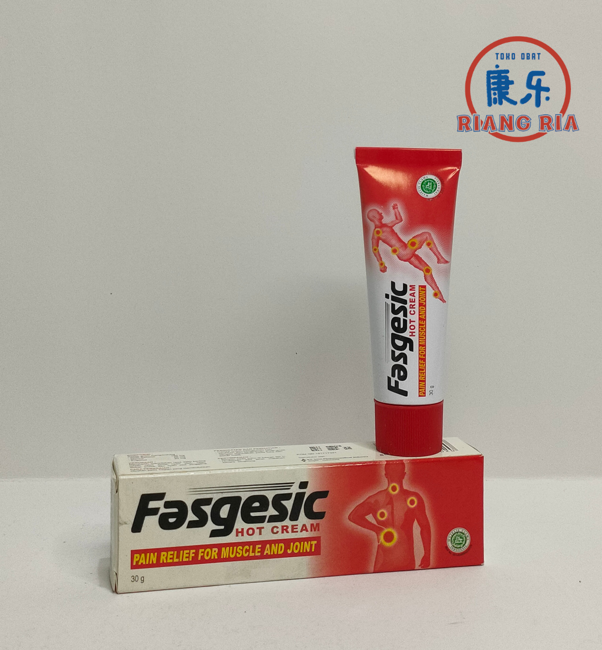 Fasgesic Hot Cream (30 gram) – Pain Relief For Muscle and Joint