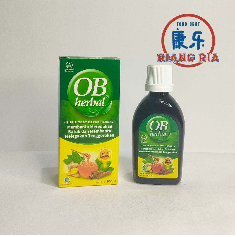 OB Herbal Sirup plus Madu 100 ml – Obat Batuk & Tenggorokan