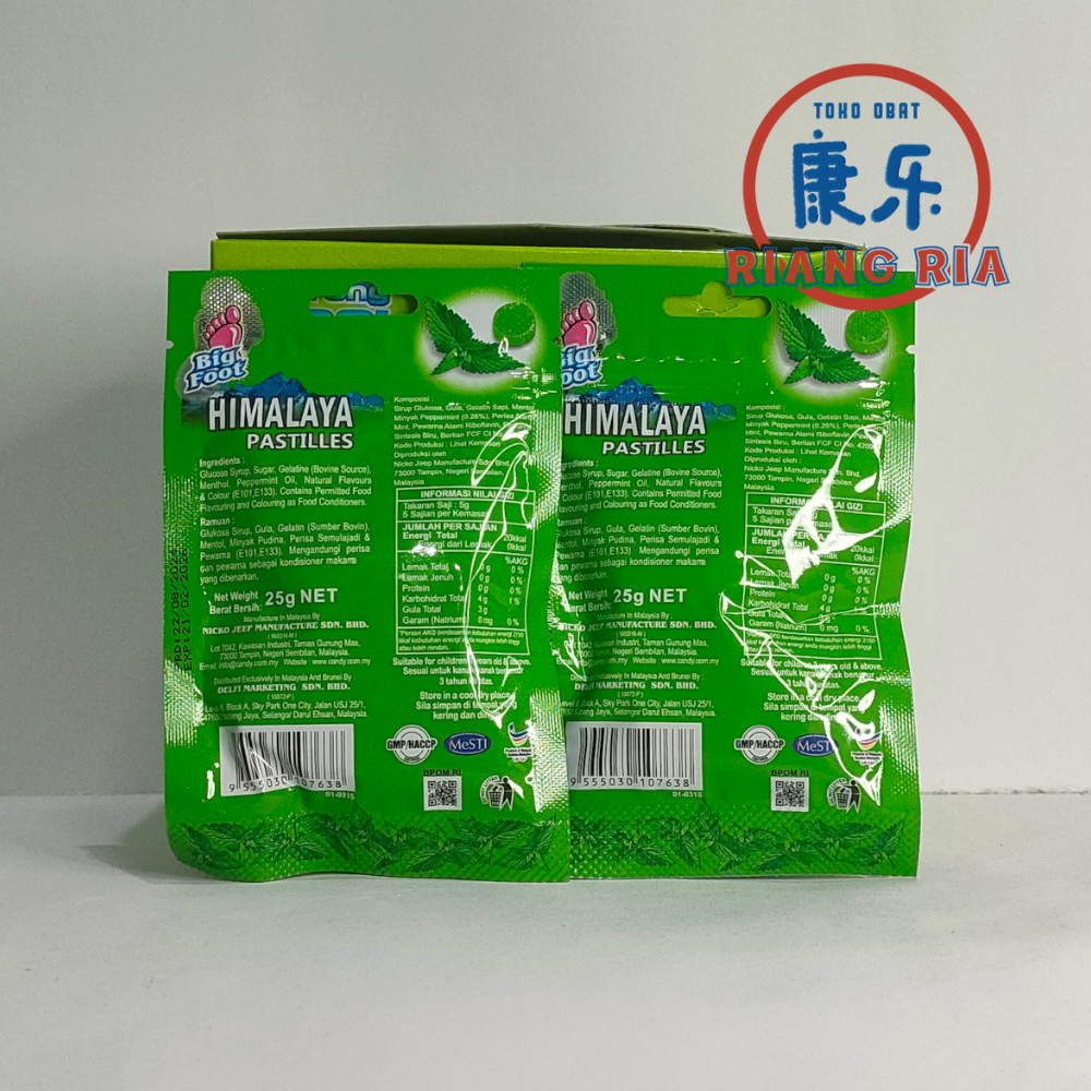 Permen Himalaya Pastiles Sachet