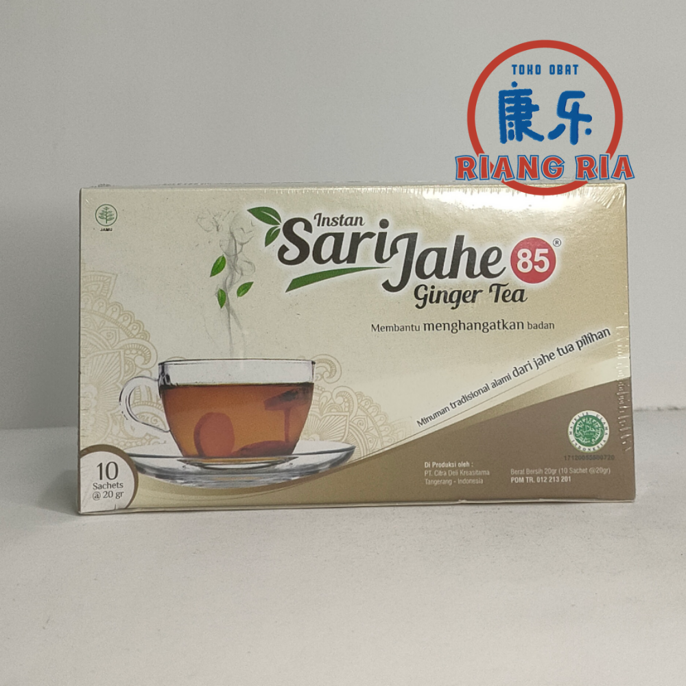 Sari Jahe 85 (Ginger Tea) – Teh Penghilang Masuk Angin, Hangat & Segar