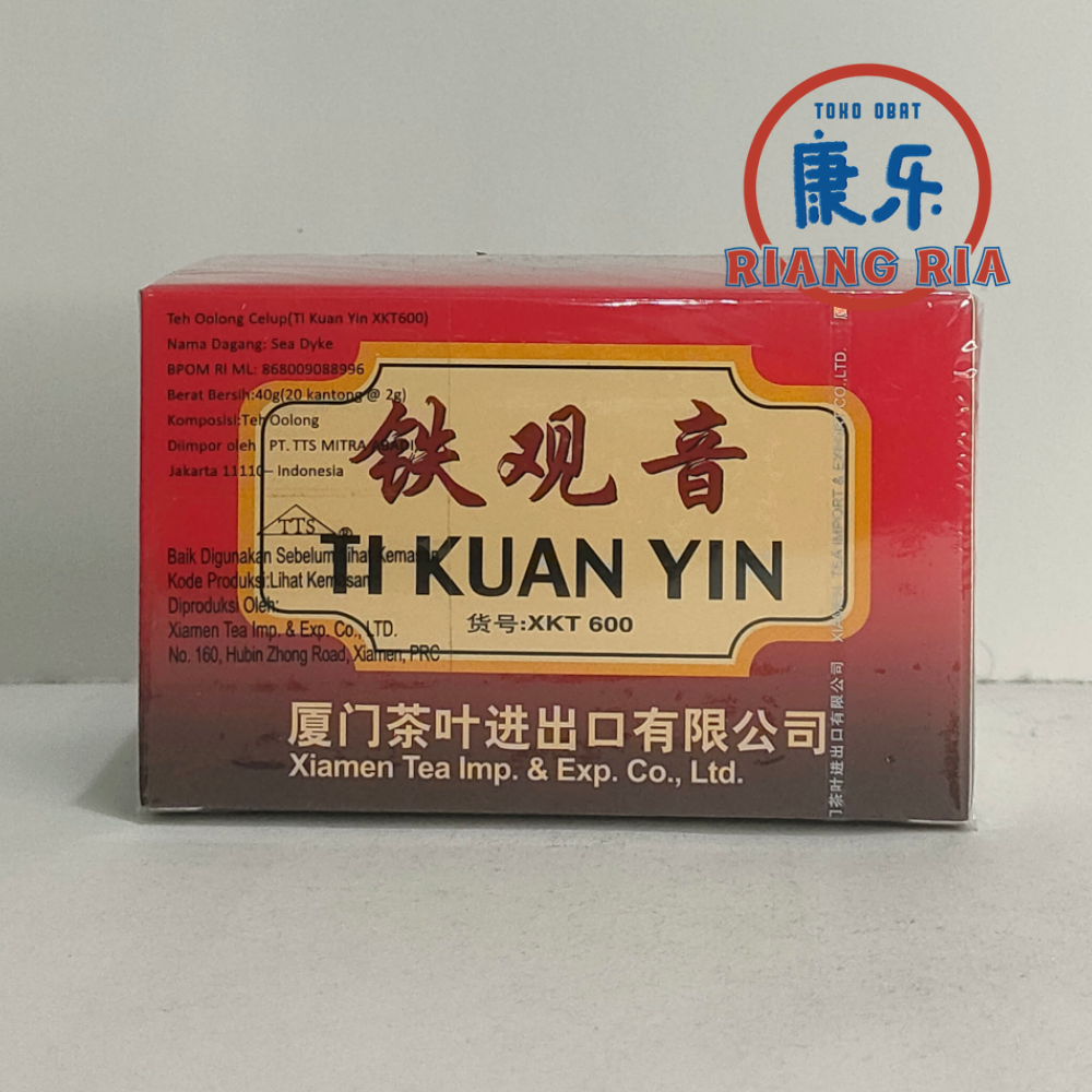 Ti Kuan Yin Tea Sea Dyke Brand Chinese Tea 40gr Tea Bag / Teh Celup Asli China