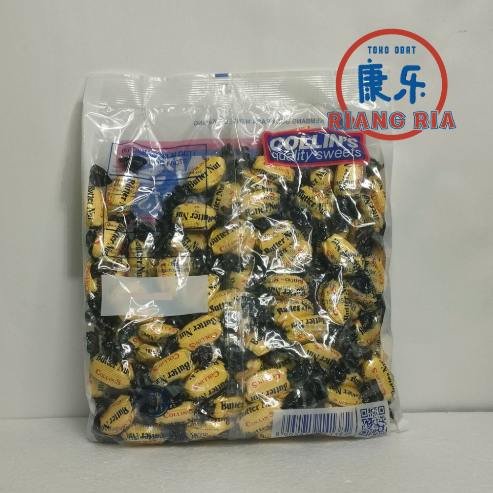 Permen Collins Butternut (permen kacang collins) – 100gr – Repack