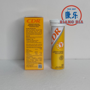 CDR VITAMIN 10 TABLETS EFFERVESCENT RASA JERUK MANDARIN