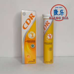 CDR VITAMIN 15 TABLETS EFFERVESCENT RASA JERUK MANDARIN