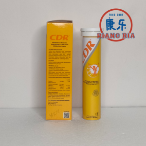 CDR VITAMIN 15 TABLETS EFFERVESCENT RASA JERUK MANDARIN