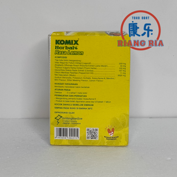 Komix Herbal Rasa Lemon